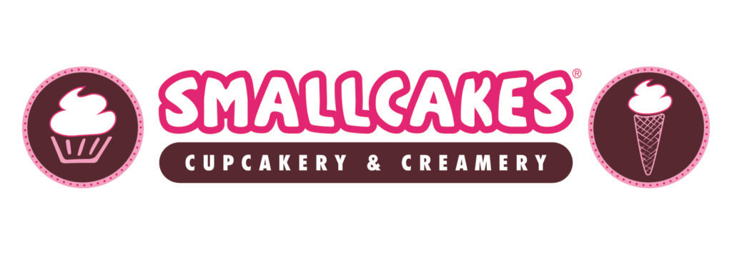 Smallcakes Rectangle CC wDotsPinkoutline Logo 1 2